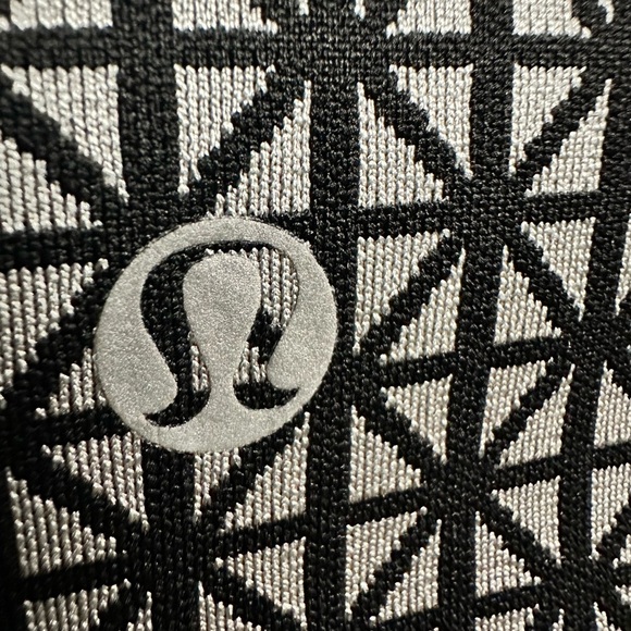 Lululemon Size 8 Wunder Under Pants Full-On Luon Tri Geo Silver Spoon Align - Picture 5 of 10